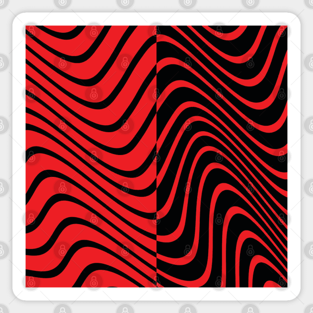 PewDiePie Wavy Pattern Sticker by hrcreates